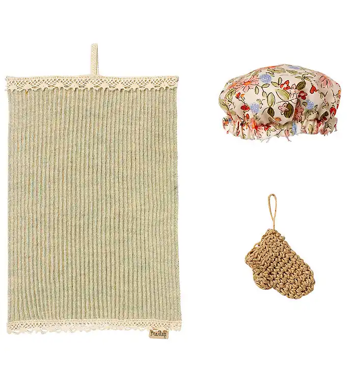 Shop Nu Maileg Welzijn Set - Mini - Handdoek/Zwemhoedje/Washandje