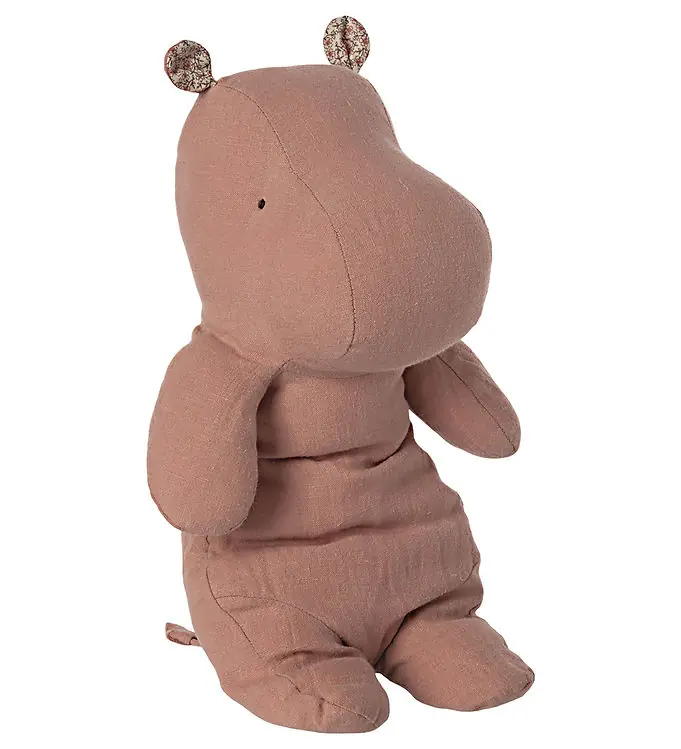 Hoge Kwaliteit Maileg Knuffel - Safari Friends - Nijlpaard - Medium+ - 34 cm -