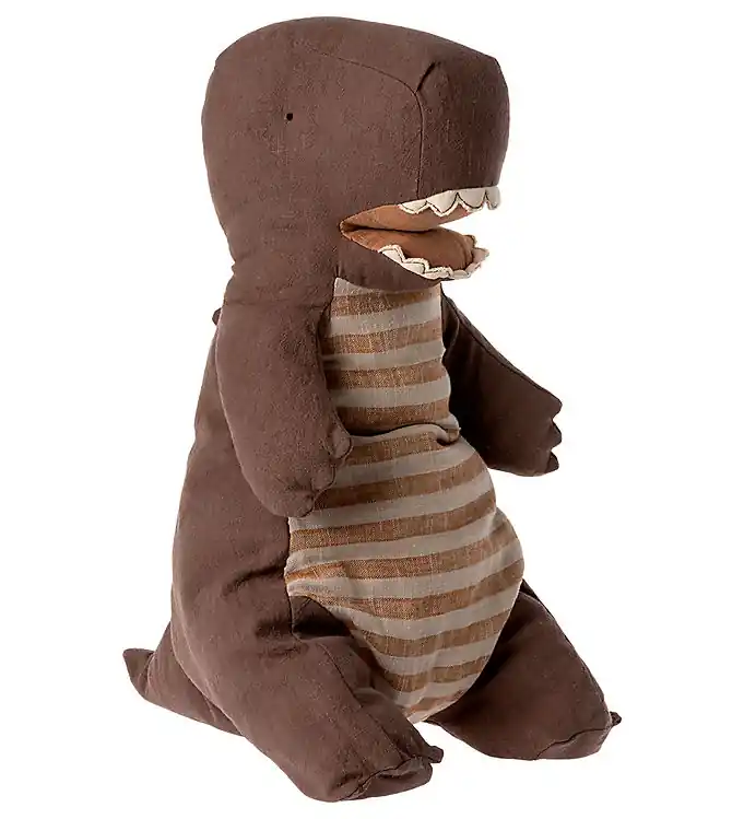 Korting Maileg Knuffel - Gantosaurus - Groot - 52 cm - Chocolate