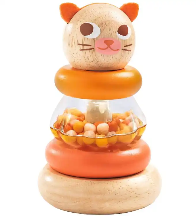 Djeco Stapelspeelgoed - Hout - Cat Speciale Aanbieding
