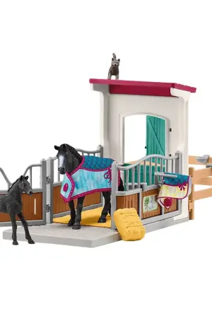 Bestel Nu Schleich Horse Club - Paardenbox m. Merrie en veulenL - 42611