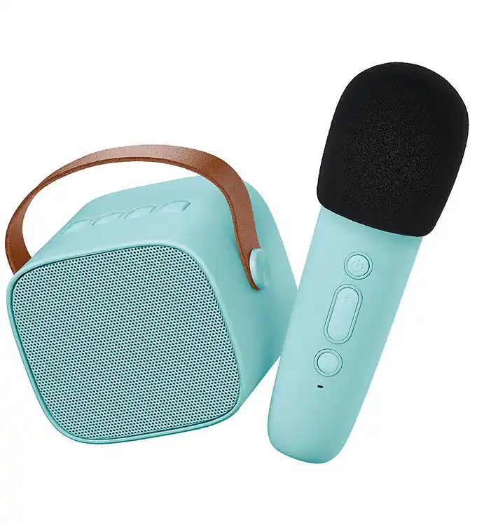 Premium Lalarma Luidspreker m. Microfoon - Draadloos - Karaoke - Blauw