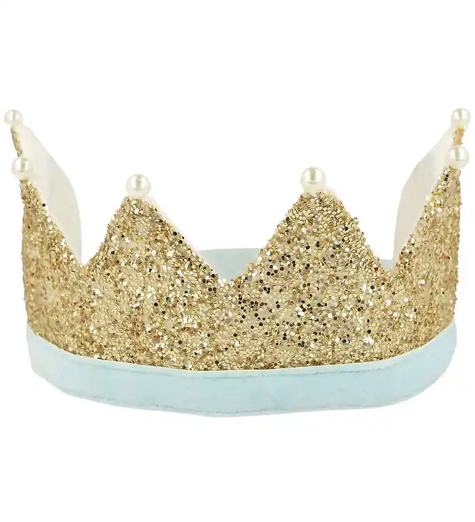 Laatste Kans Meri Meri Kostuum - Gold & Pearl Crown