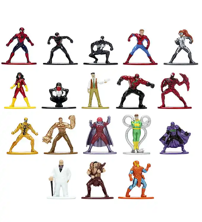 Jada Speelfiguren - Marvel Multi Pakket Nano Figuren - 16 Onderd Gereduceerde Prijs