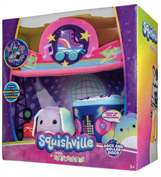 Squishville Poppenhuis - Rock Eend Roller Disco Goedkoop