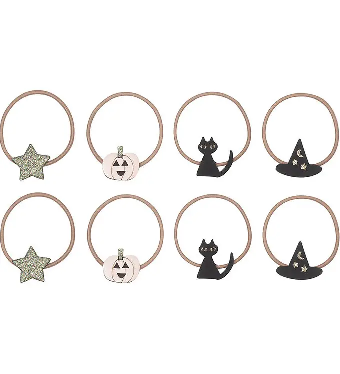 Mimi & Lula Elastische Haarband - 8 stk - Griezelig Halloween Hoge Kwaliteit