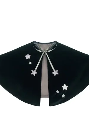 Mimi & Lula Mantel - Gertrude Heks Halloween - Zwart Favoriet