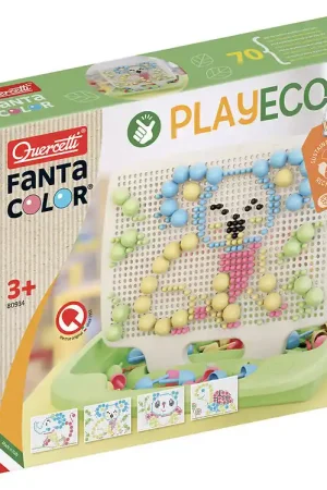 Flitsaanbieding Quercetti Plakmozaïek - Fantacolor PlayEco+ - 310 Onderdelen - 8