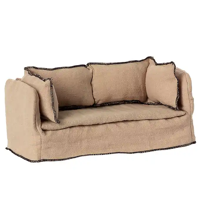 Op = Op Maileg Bank - Mini - Beige