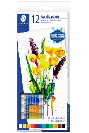 Favoriet Staedtler Acrylverf - 12 st.