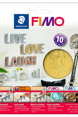 Gratis Retour Staedtler FIMO metalen mesjes - Goud - 10 vellen