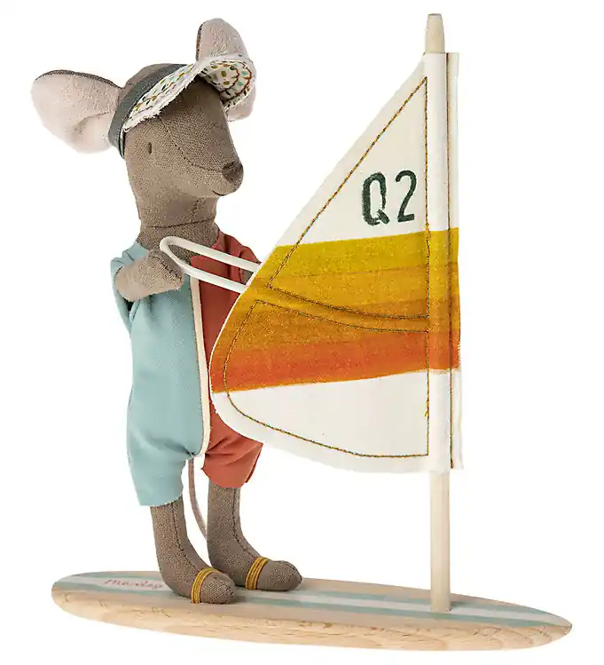 Maileg Muis - Grote broer - Strandmuis - Surfer Express Levering