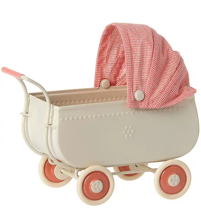 Maileg Kinderwagen - Micro - Coral Populair