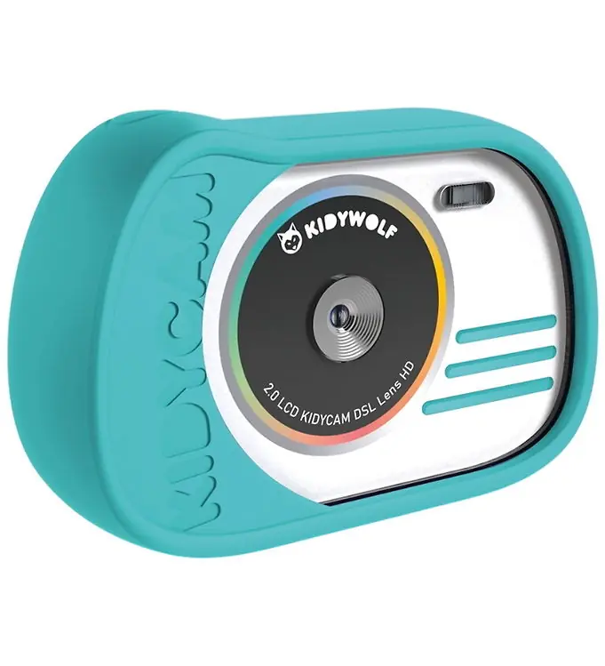 Kidywolf Camera - Kidycam - Turkoois Fabrieksprijs