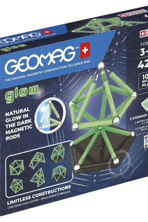 Geomag Magneetset - Glow Gerecycled - 42 Onderdelen Op = Op