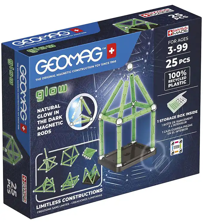 Aanbieding Geomag Magneetset - Glow Gerecycled - 25 Onderdelen