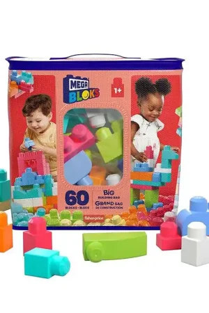 MEGA Bouwblokken - First Builders Bag - 60 Onderdelen Populair