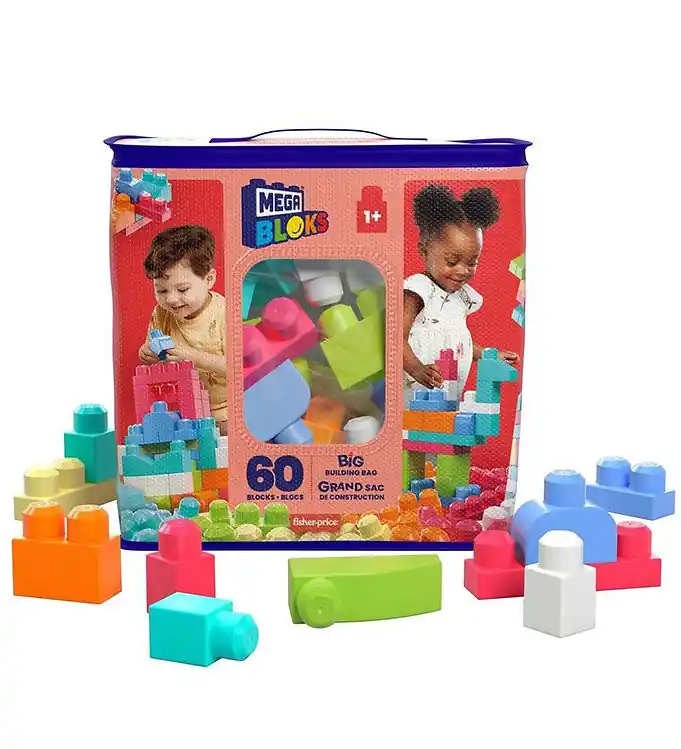 MEGA Bouwblokken - First Builders Bag - 60 Onderdelen Populair