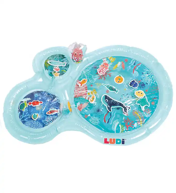 Ludi Speelmat - Water - 94x63 cm - Turkoois Flitsaanbieding