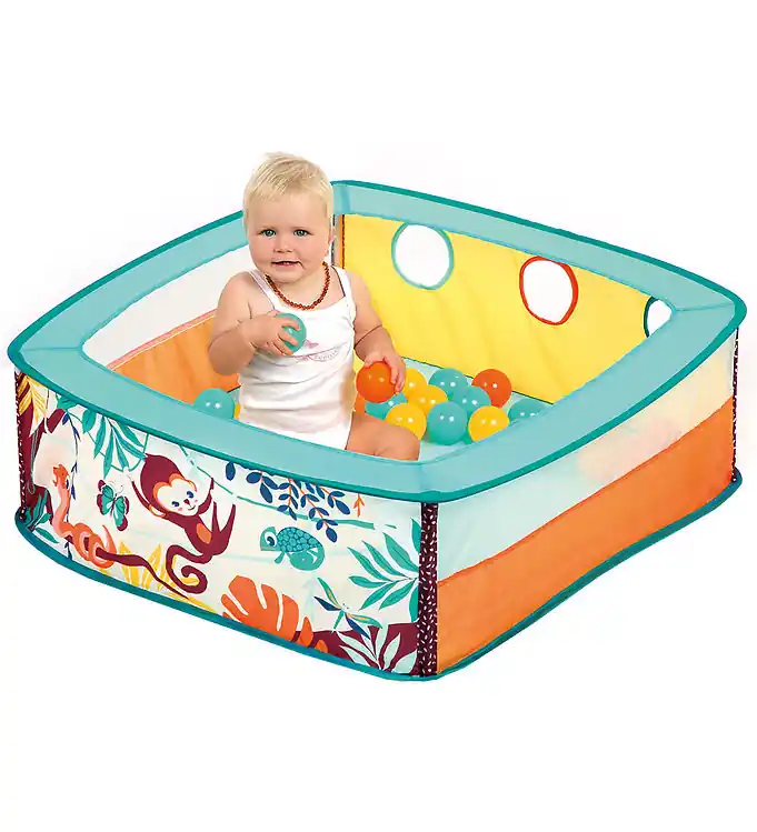 Hoge Kwaliteit Ludi Box m. Ballen - 80x80x30 cm - Jungle