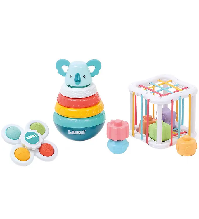 Ludi Activiteitenspeelgoed - Vormensorteerbox m. Accessoires Exclusieve Aanbieding