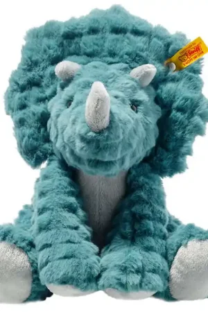 Steiff Knuffel - 28 cm. - Soft Knuffelig Friends Dixie Tricerato Flitsaanbieding