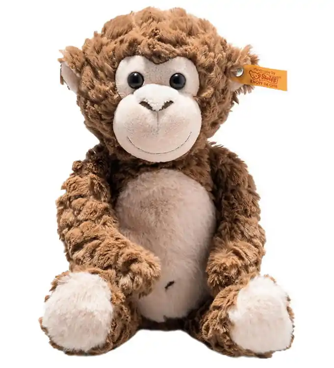 Steiff Knuffel - 30 cm. - Soft Knuffelig Friends Bodo Monkey - B Express Levering