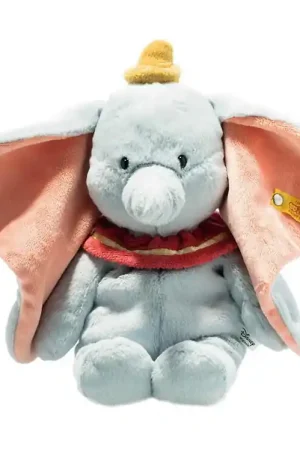 Goedkoop Steiff Knuffel - 30 cm. - Disney Soft Knuffelig Friends - Dumbo