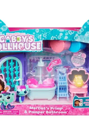 Betrouwbaar Gabby's Dollhouse Set - 8 Onderdelen - Mercat Primp & Verwenbadk