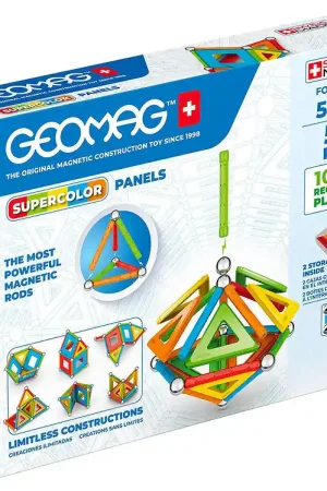 Korting Geomag Magneetset - Supercolor Panels Recycled - 52 Onderdelen