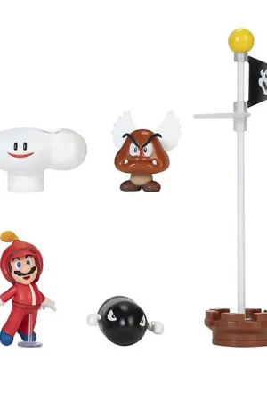 Super Mario Speelset - Diorama-set - Cloud - 5 Onderdelen Gratis Retour