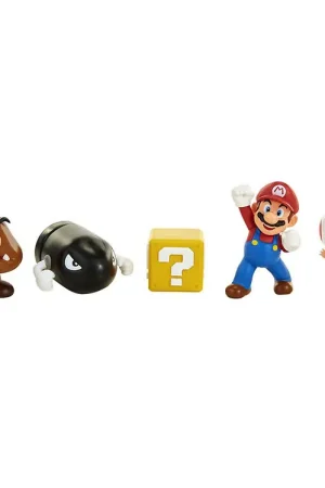 Laatste Versie Super Mario Speelset - Diorama-set - Acorn Plains - 5 Onderdelen