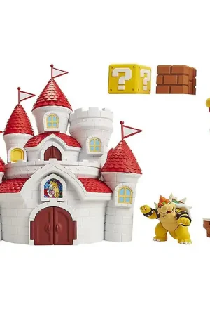 Merkproduct Super Mario Speelset - Mushroom Kingdom-speelset - 16 Onderdelen