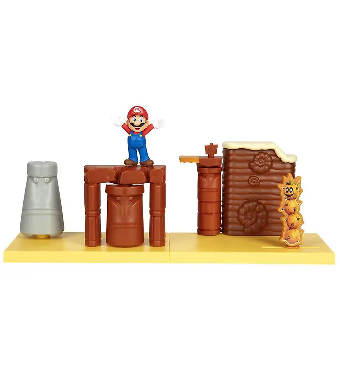 Super Mario Speelset - Desert Speelset - 7 Onderdelen Beperkte Voorraad