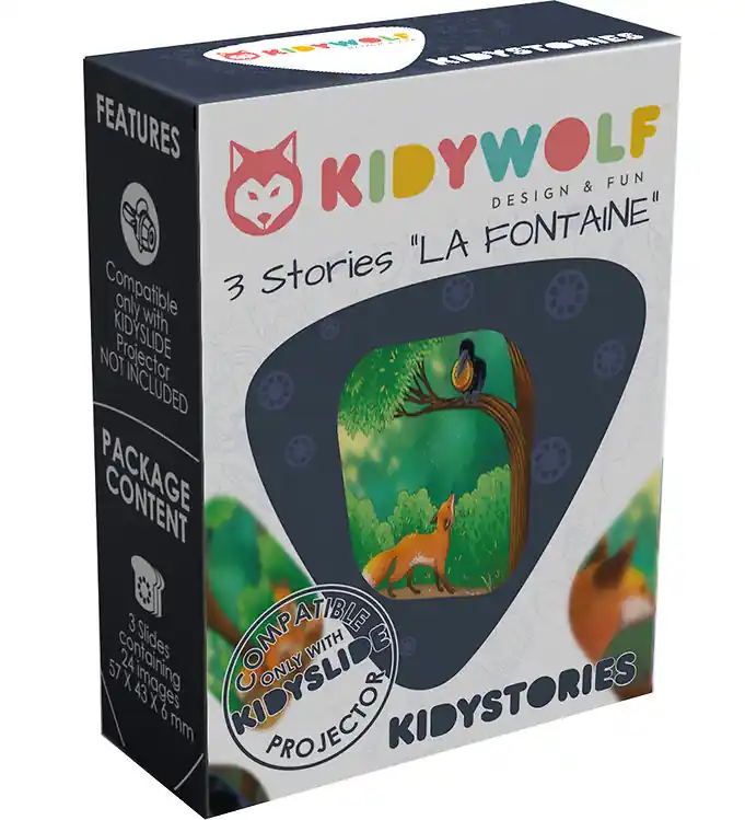 Hete Deal Kidywolf Verhaal - Voor Zaklamp - La Fontaine - Kidystories