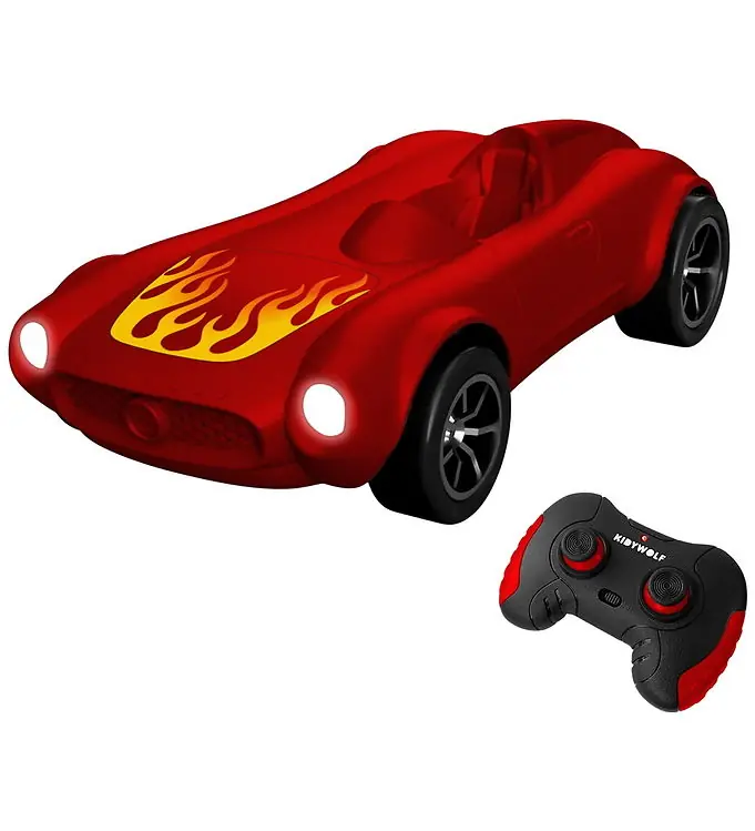 Beperkt Aanbod Kidywolf Afstandsbediening Auto - Kidycar - 1:12 - Rood