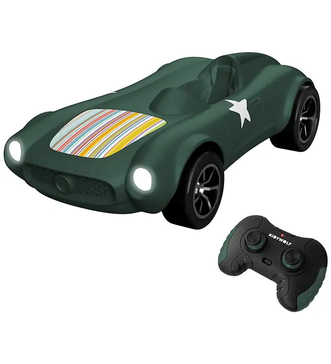 Must-Have Kidywolf Afstandsbediening Auto - Kidycar - 1:12 - Groen