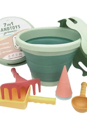 Compact Toys Strandset - Bioplastic - 7 Onderdelen - Groen Bestel Nu