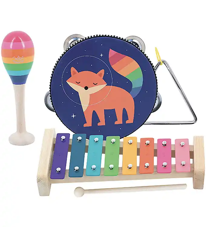 Vilac Muziekinstrumenten Set - 4 instrumenten - Rainbow van Andy Meest Verkocht