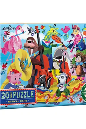Beperkt Aanbod Eeboo Puzzel - 20 Bakstenen - 28x38 cm - Bandspel