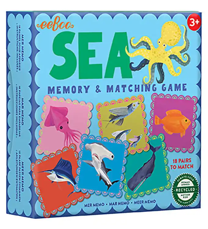 Op = Op Eeboo Geheugenspel - De zee