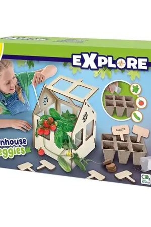 Uitverkoop SES Creative - Ontdekken - Mini-kas m. Zaadjes planten
