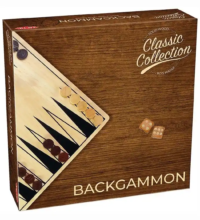 Must-Have TACTIC Bordspel - Backgammon - Classic+ Collectie - Hout