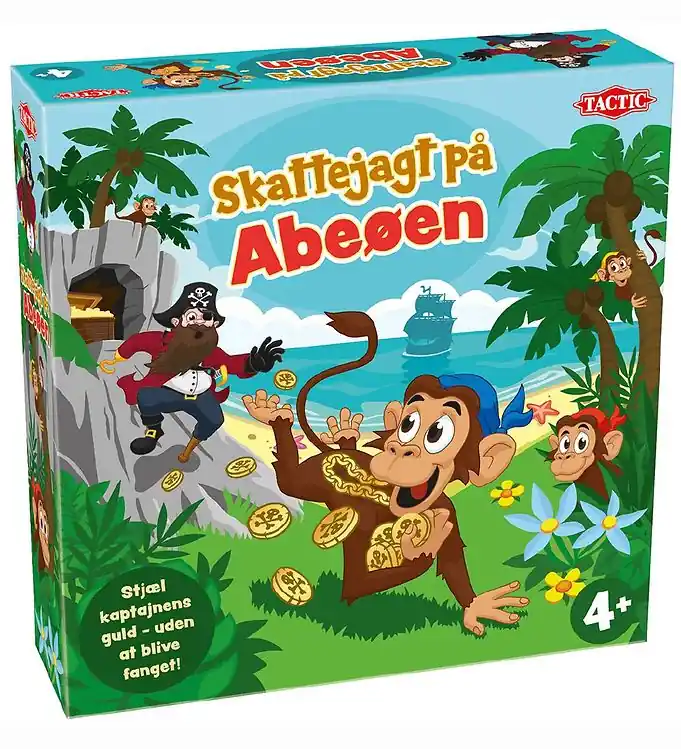 Populair TACTIC Bordspel - Schattenjacht op Monkey Island - Deens