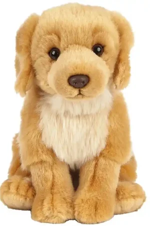 Living Nature Knuffel - 22x10 cm - Golden Retriever - Gouden Gratis Retour