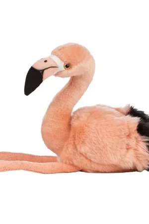 Tijdelijk Beschikbaar Living Nature Knuffel - 32x24 cm - Flamingo - Peach
