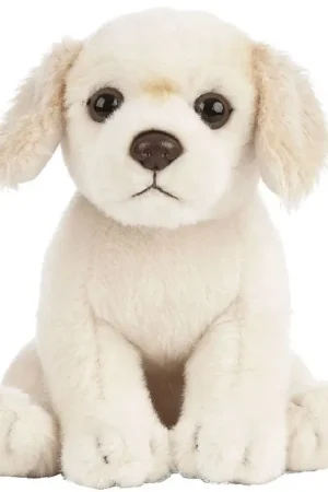 Superprijs Living Nature Knuffel - 17x7 cm - Golden Retriever Puppy - Beige