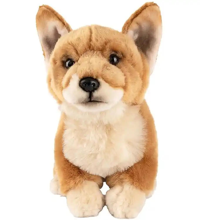 Alleen Vandaag Living Nature Knuffel - 23x21 cm - Dorgi - Bruin