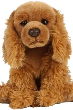 Koopje Living Nature Knuffel - 22x8 cm - Cocker Spaniel - Bruin