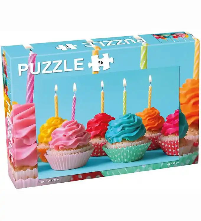 Hete Deal TACTIC Puzzel - CupCake - 56 Bakstenen